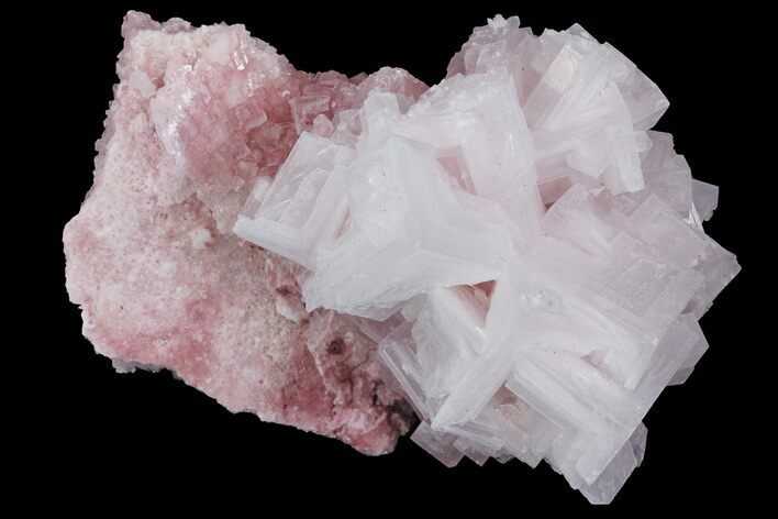 Pink Halite Crystal Plate - Trona, California #67697